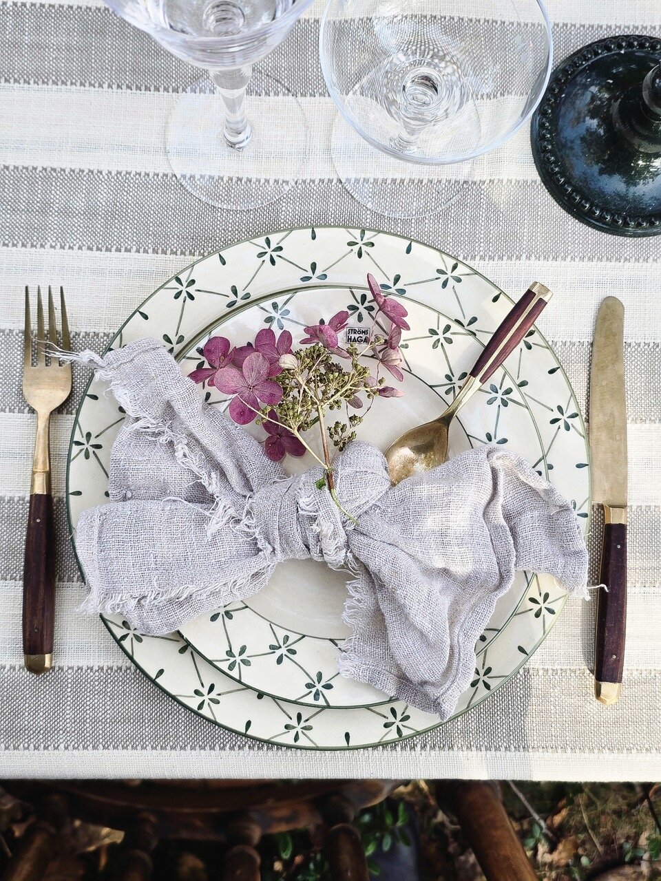 Small Plate Marion Clover Green