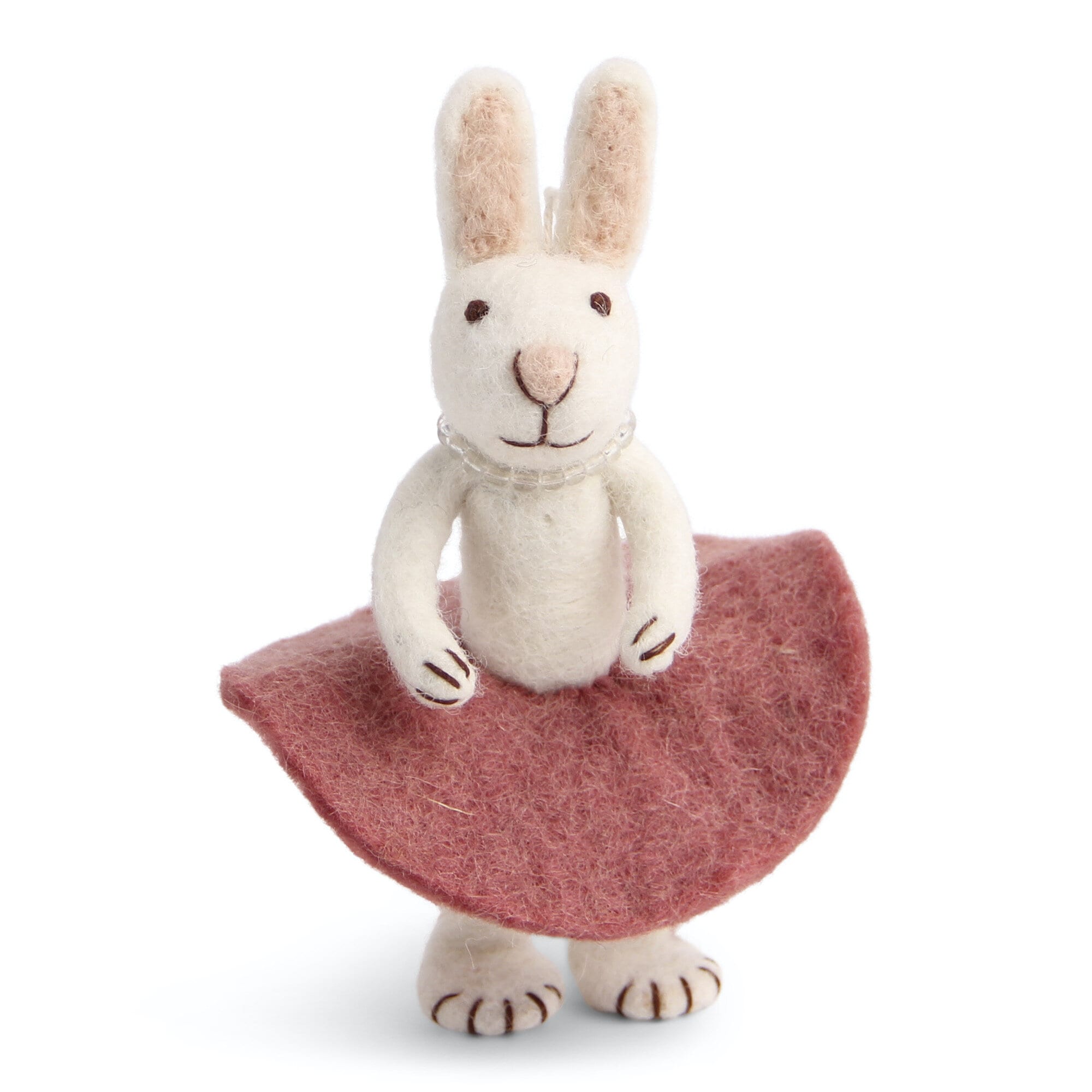 White Bunny w. Skirt Pink