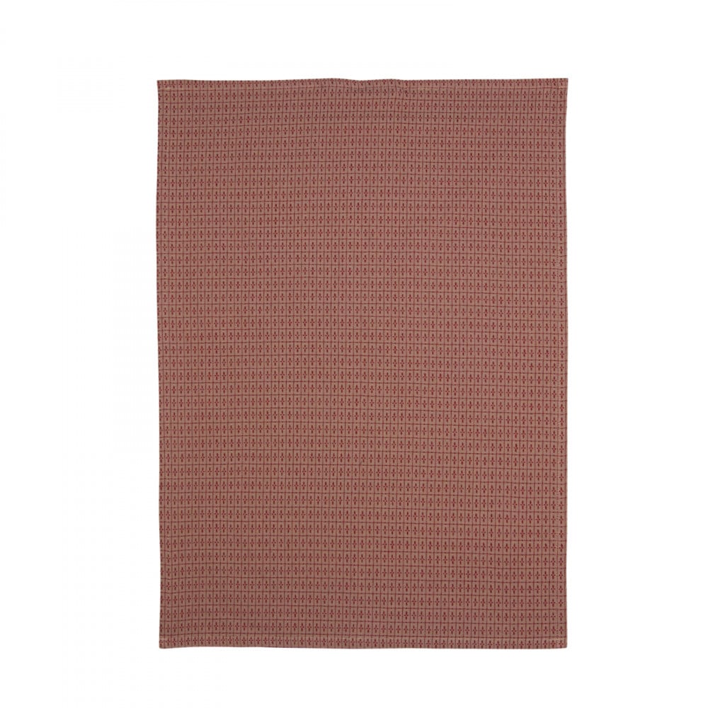 Tea Towel Sissel Red/Linen