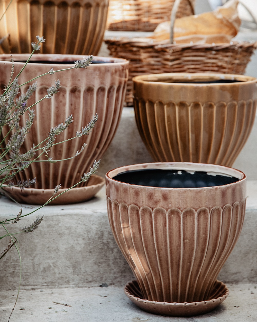 Pot Anna 25 cm Ash Rose