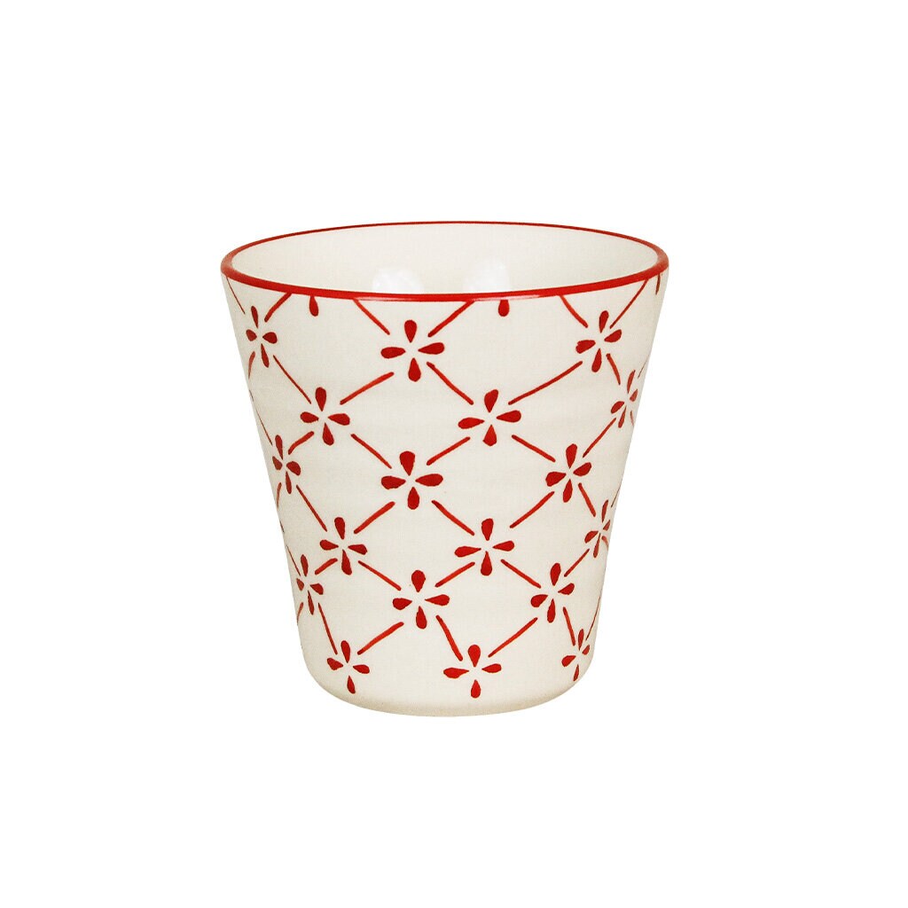 Latte Mug Marion Clover Red