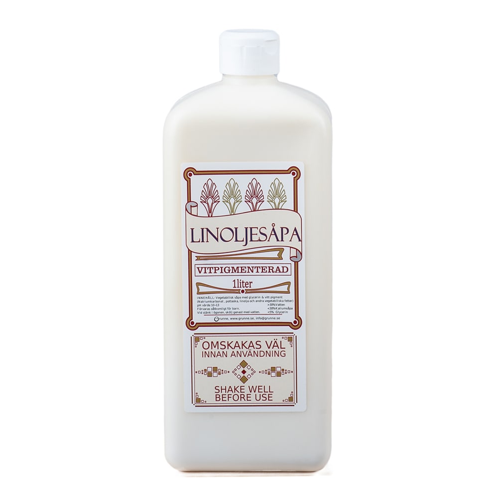 Linseed Oil Soap White Pigmented 1 L