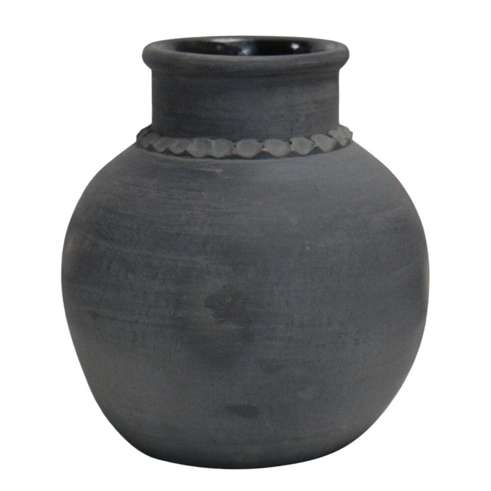 Vase Cesar Earthenware Black