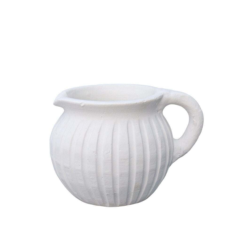 Jug Julian Earthenware White Small