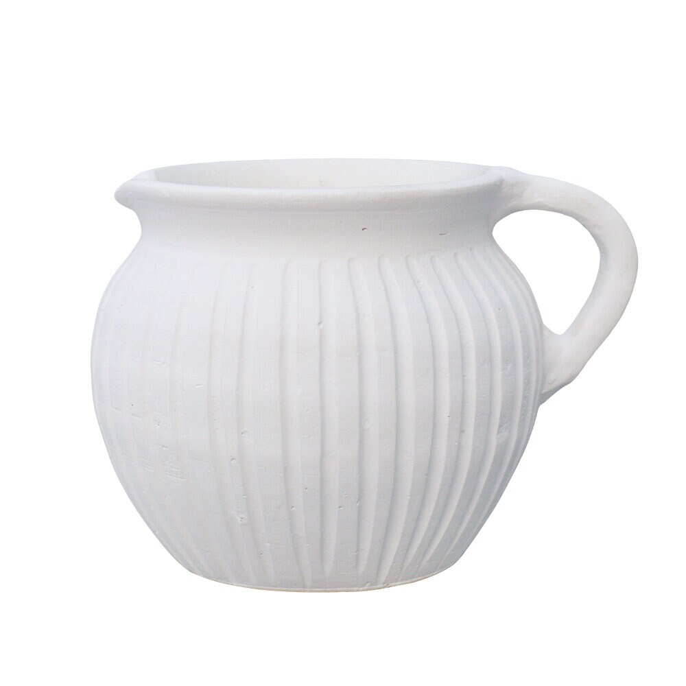 Jug Julian Earthenware White Large