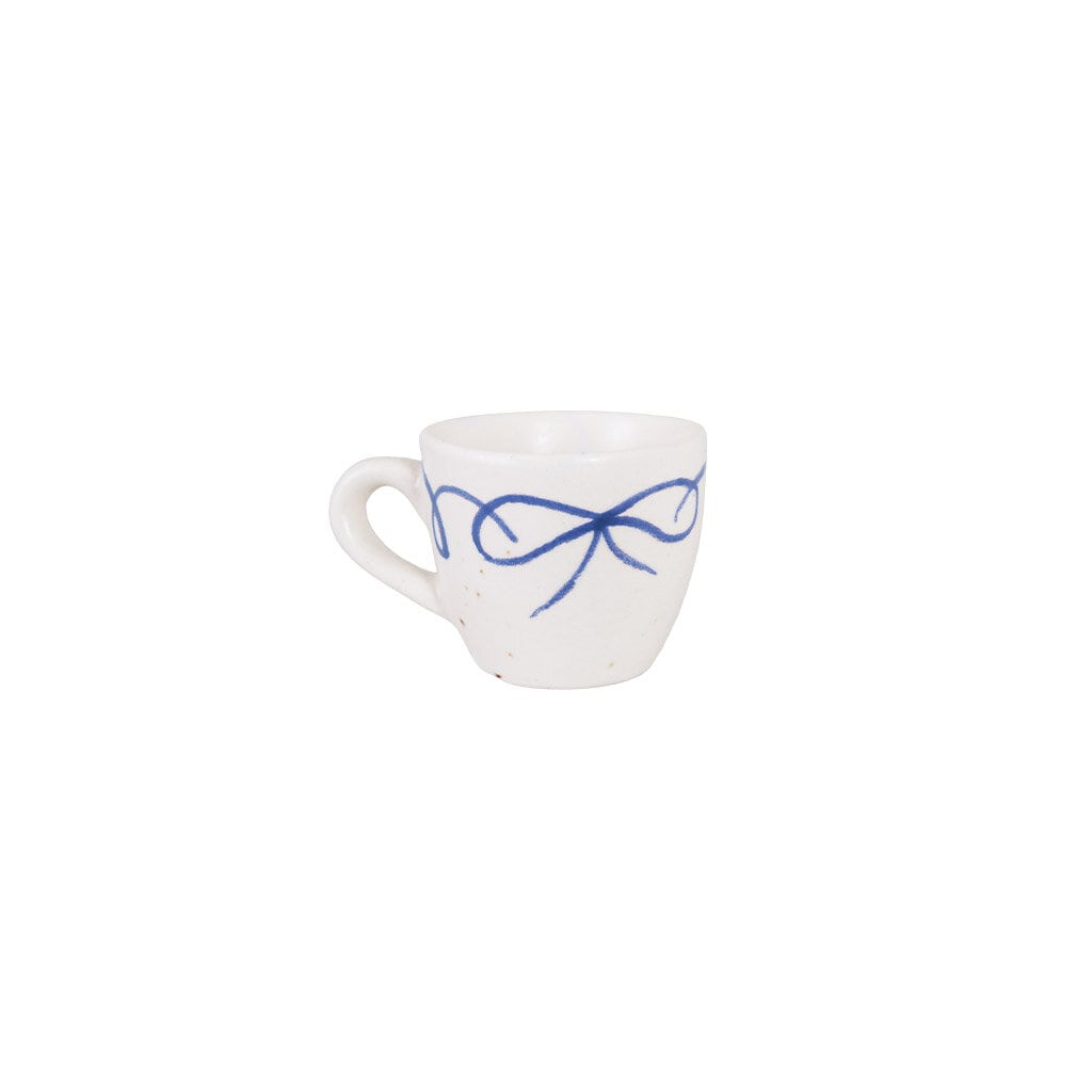 Espresso Cup Viola Bow Blue