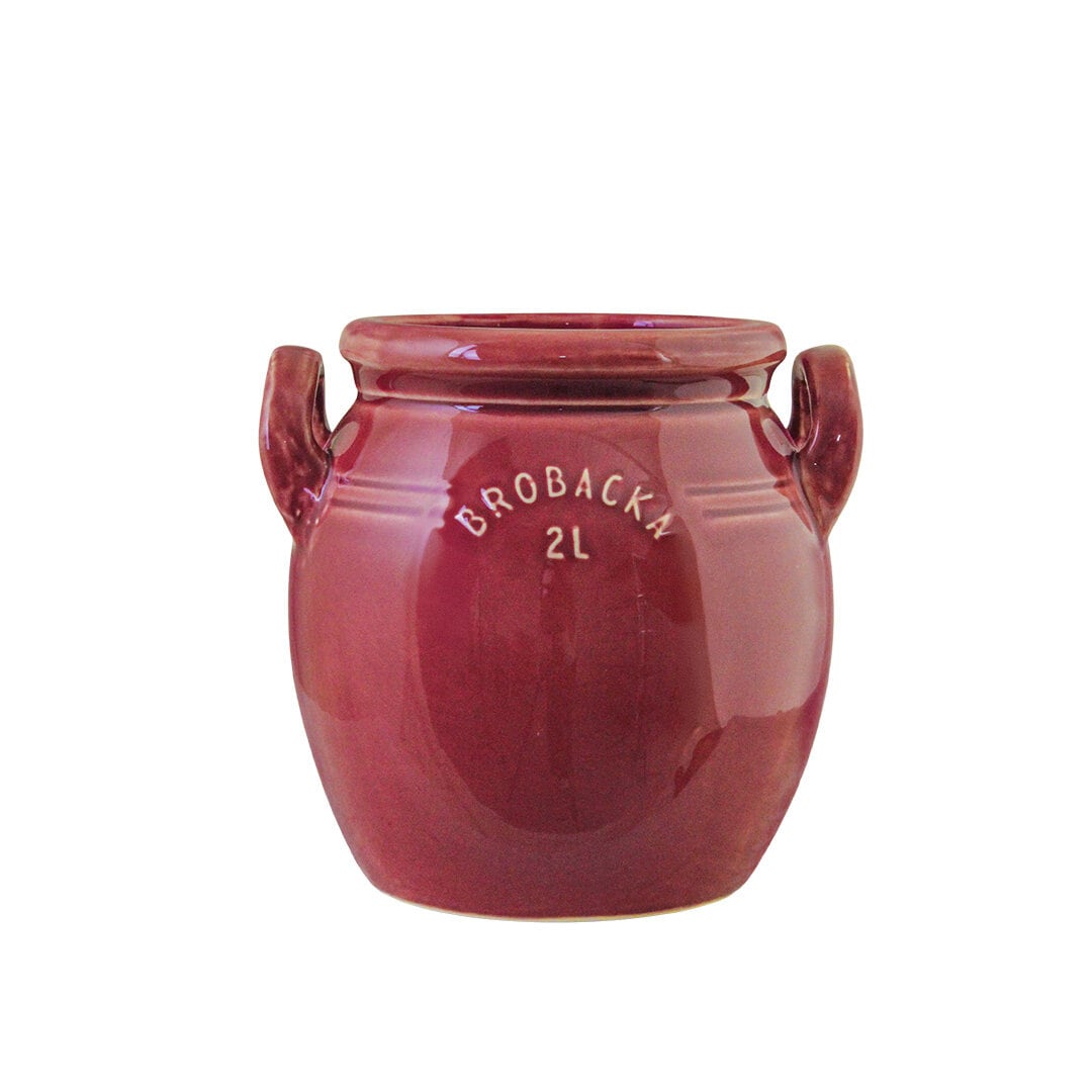 Pot Brobacka 2L Burgundy High