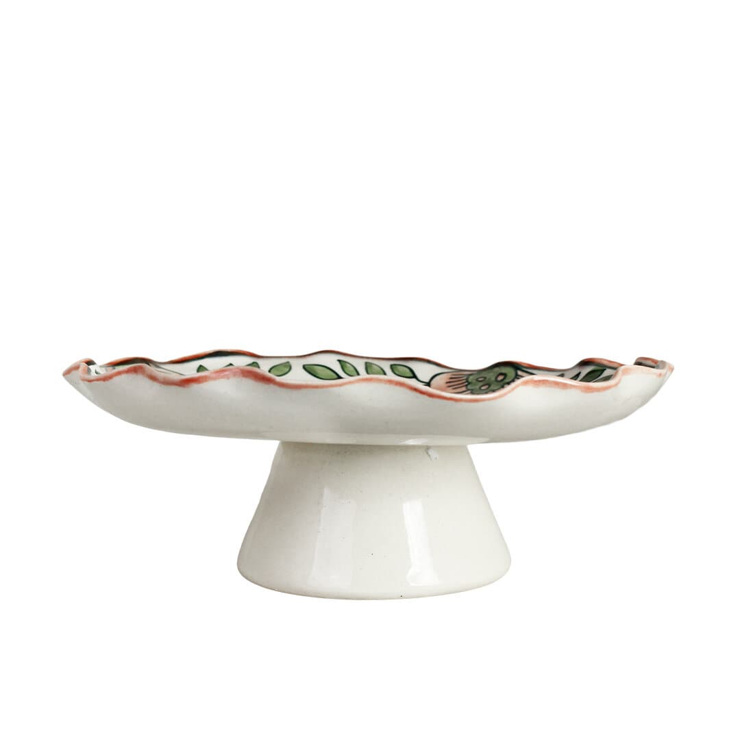 Ceramic Platter on Foot Cleo