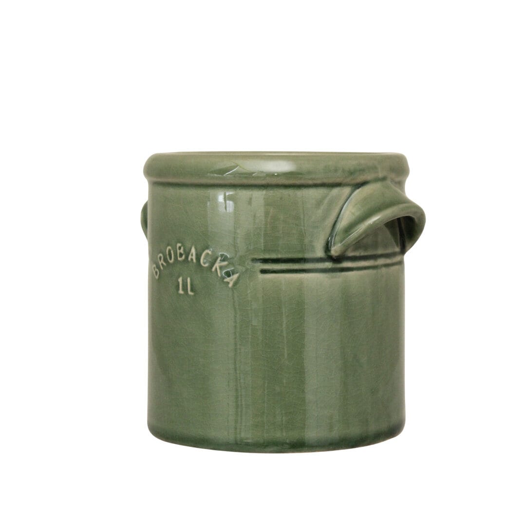 Pot Brobacka 1L Dark Green Straight