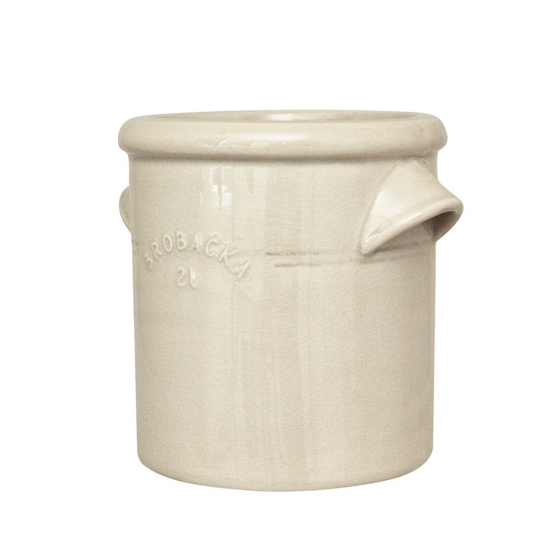 Pot Brobacka 2L Cream White Straight