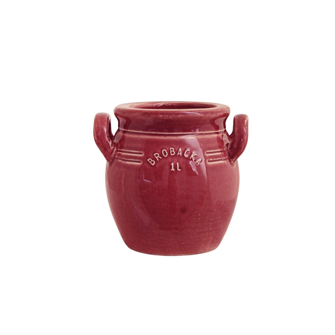 Pot Brobacka 1L Burgundy High