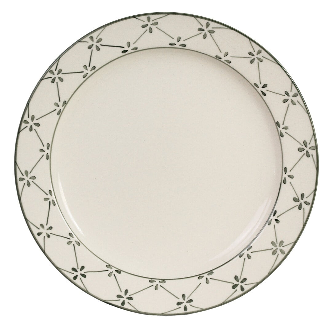 Plate Marion Clover Green