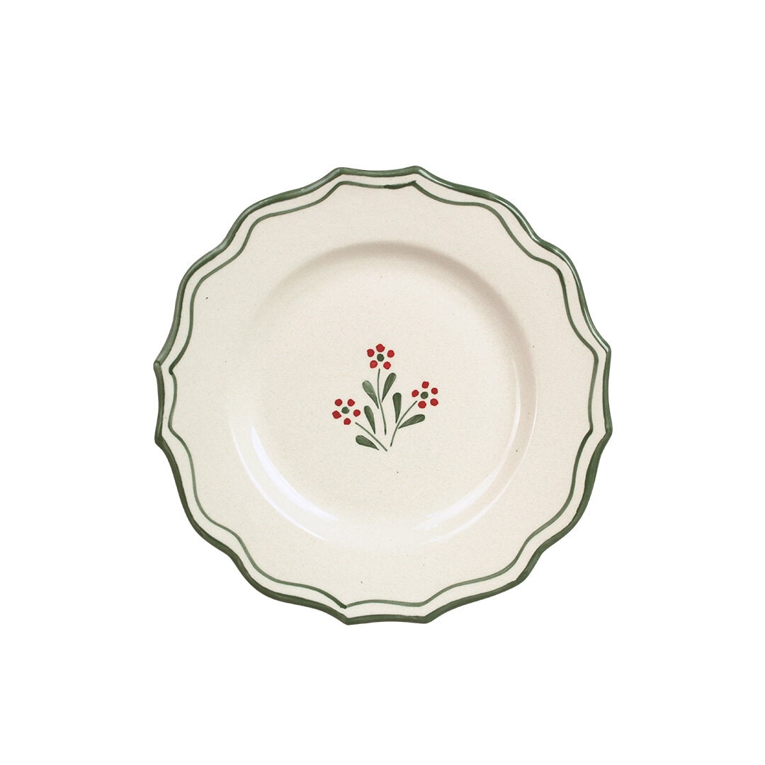 Small Plate Esther Wildflower Green