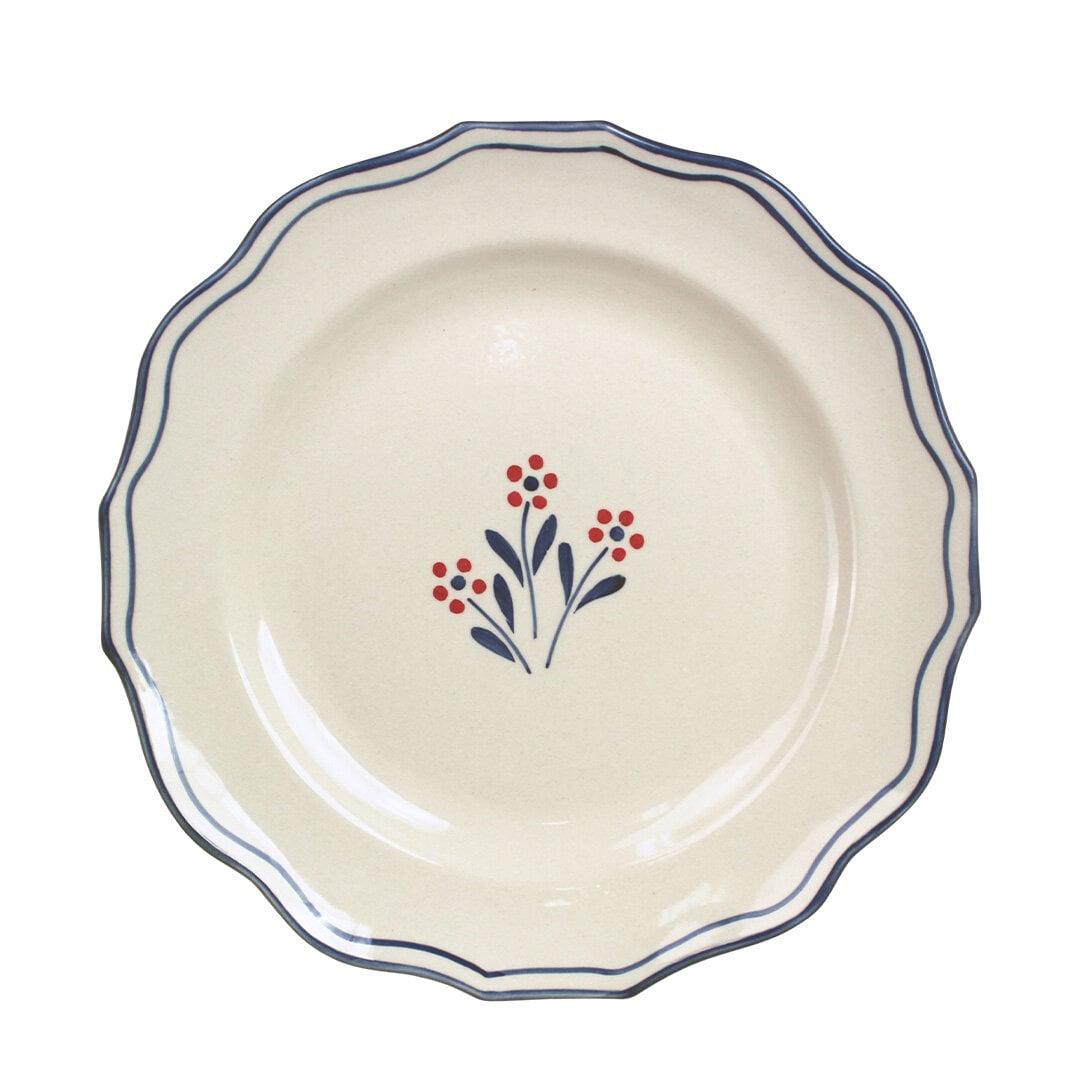 Plate Esther Wildflower Blue