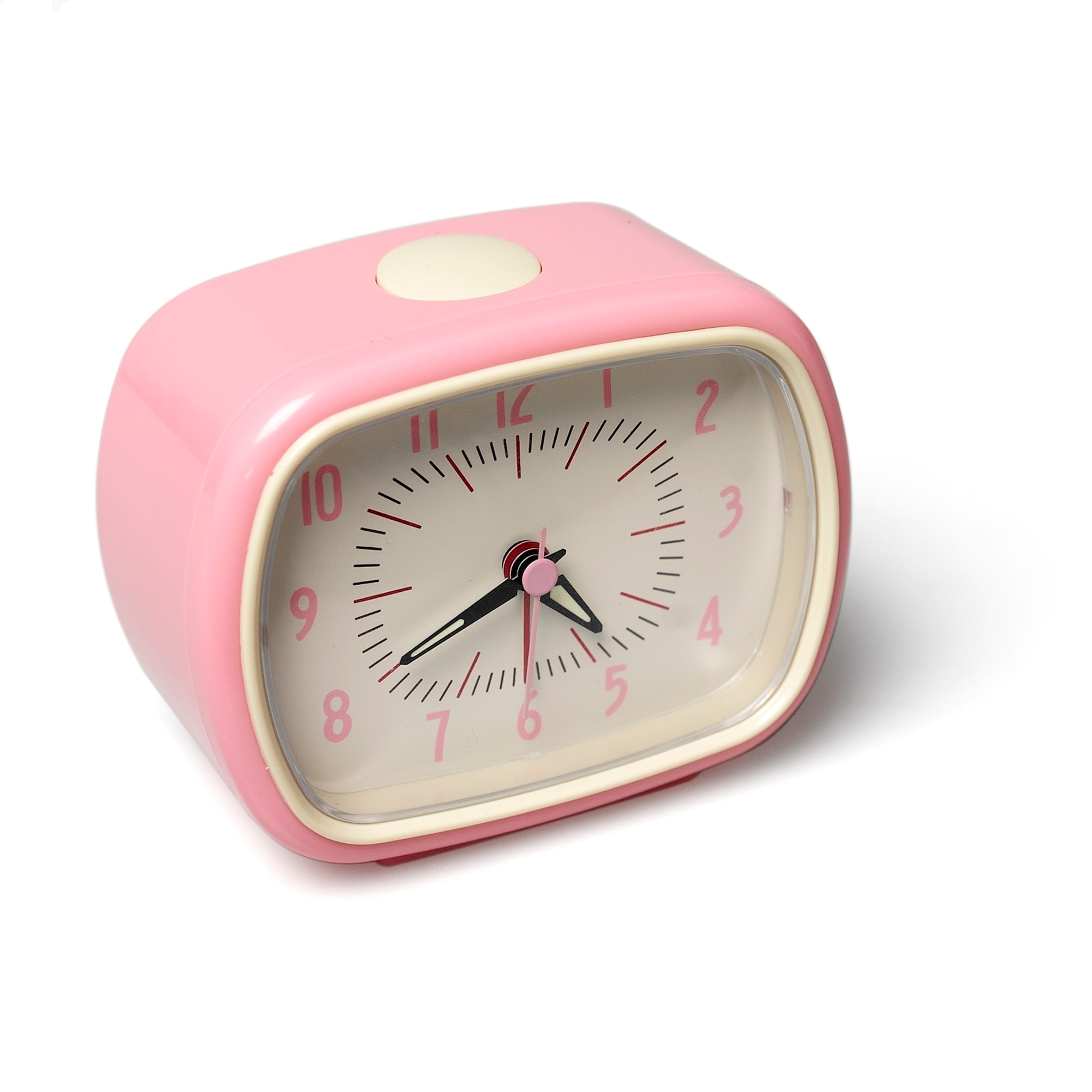 Pink Retro Alarm Clock