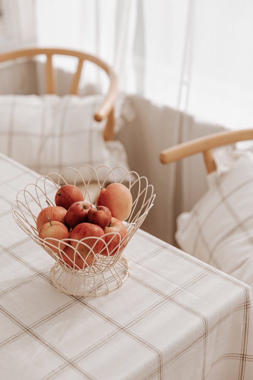 Wire Basket Bowl Offwhite