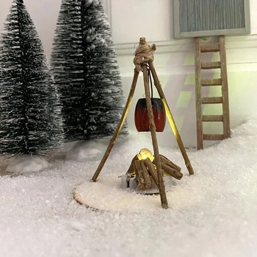 Campfire for Elf Door