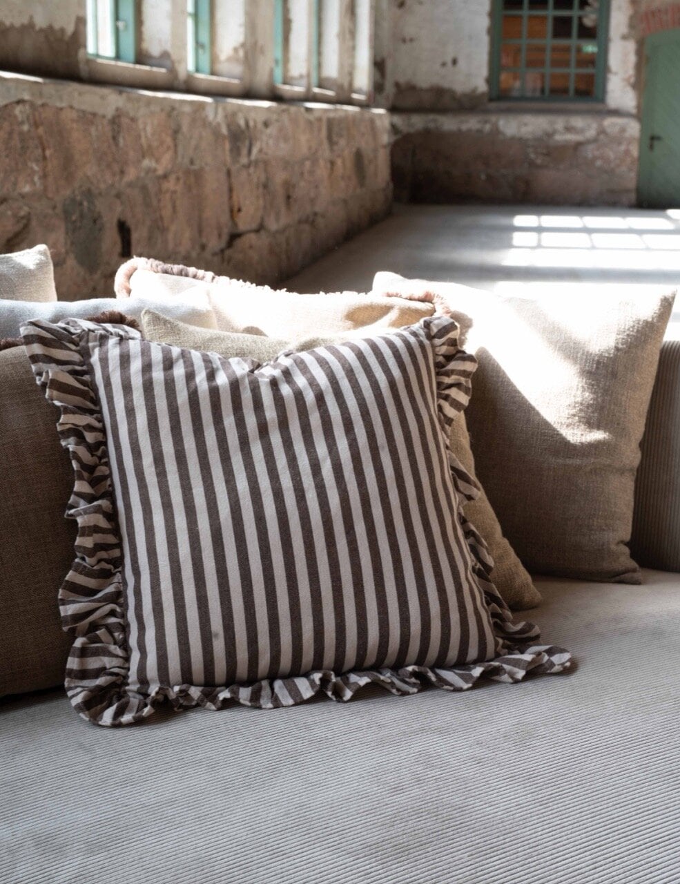 Cushion Cover Svea Cognac