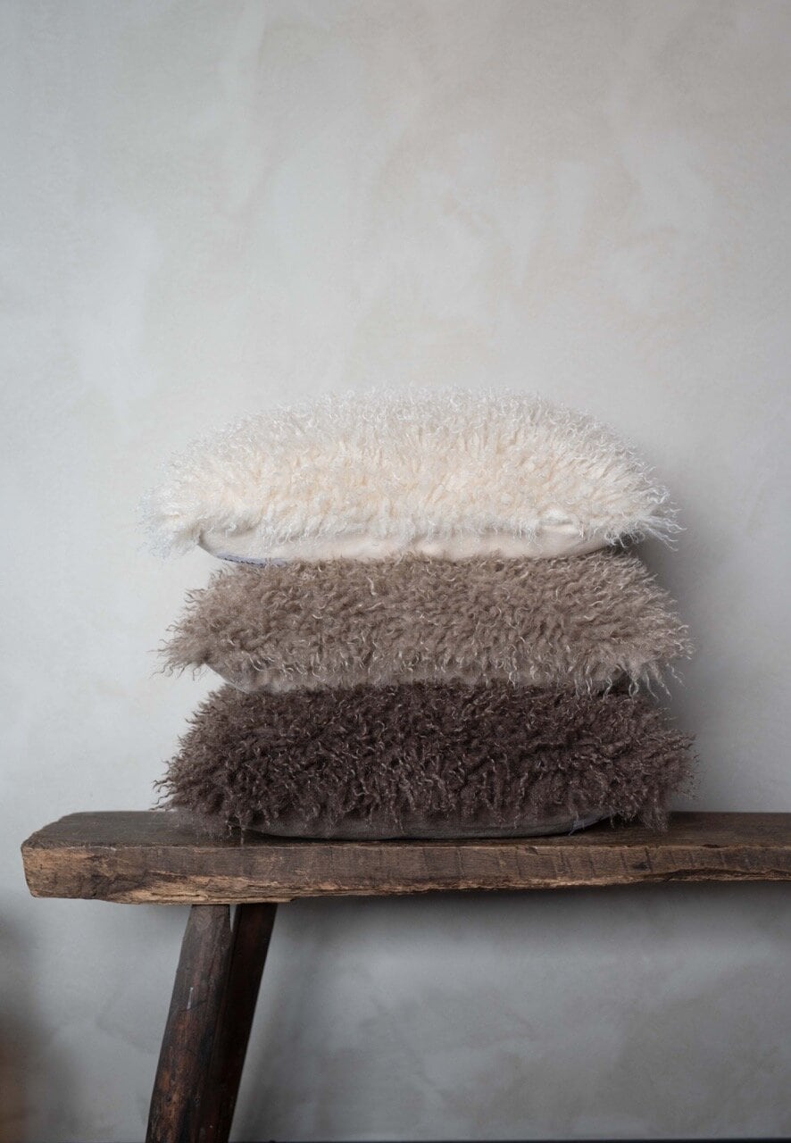 Cushion Cover Curly Sand