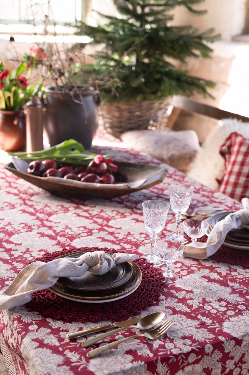 Table Cloth Sonia Red