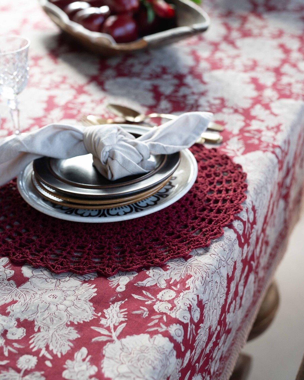 Table Cloth Sonia Red