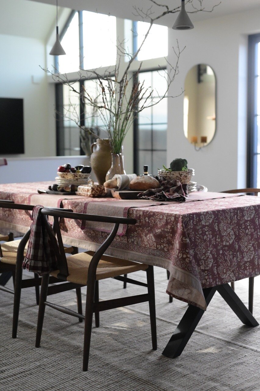 Table Cloth Sonia Burgundy