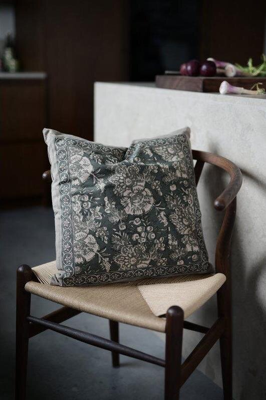 Cushion Cover Sonia Dark Green