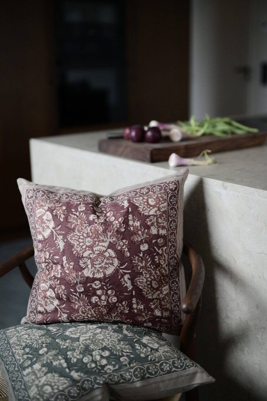 Cushion Cover Sonia Burgundy