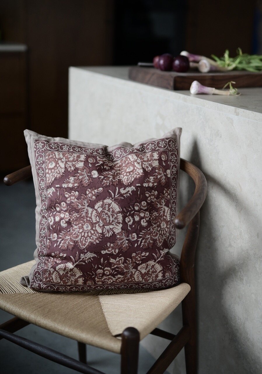 Cushion Cover Sonia Burgundy