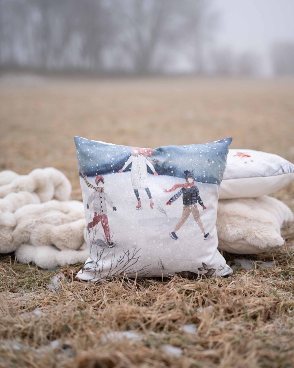 Cushion Cover Winter Day