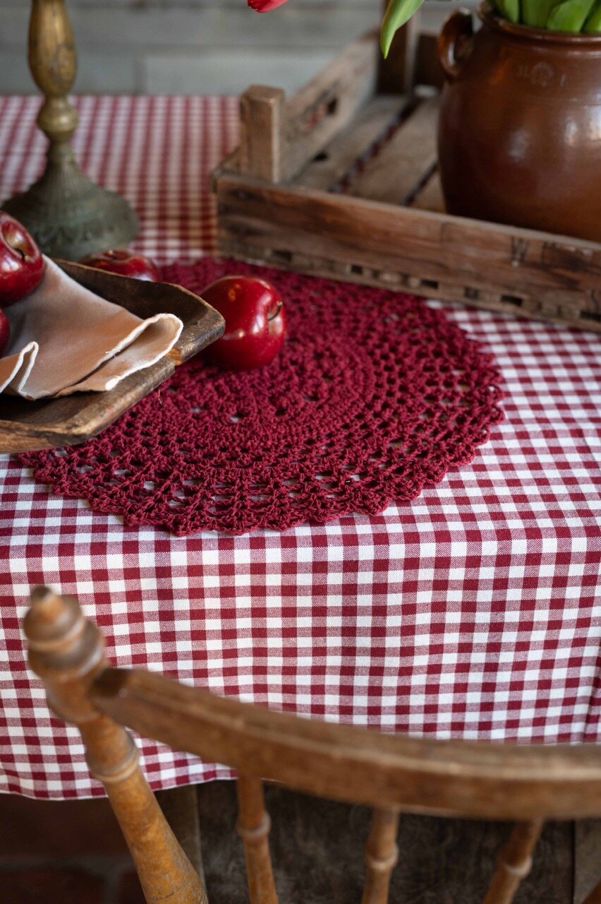 Table Cloth Freja Red
