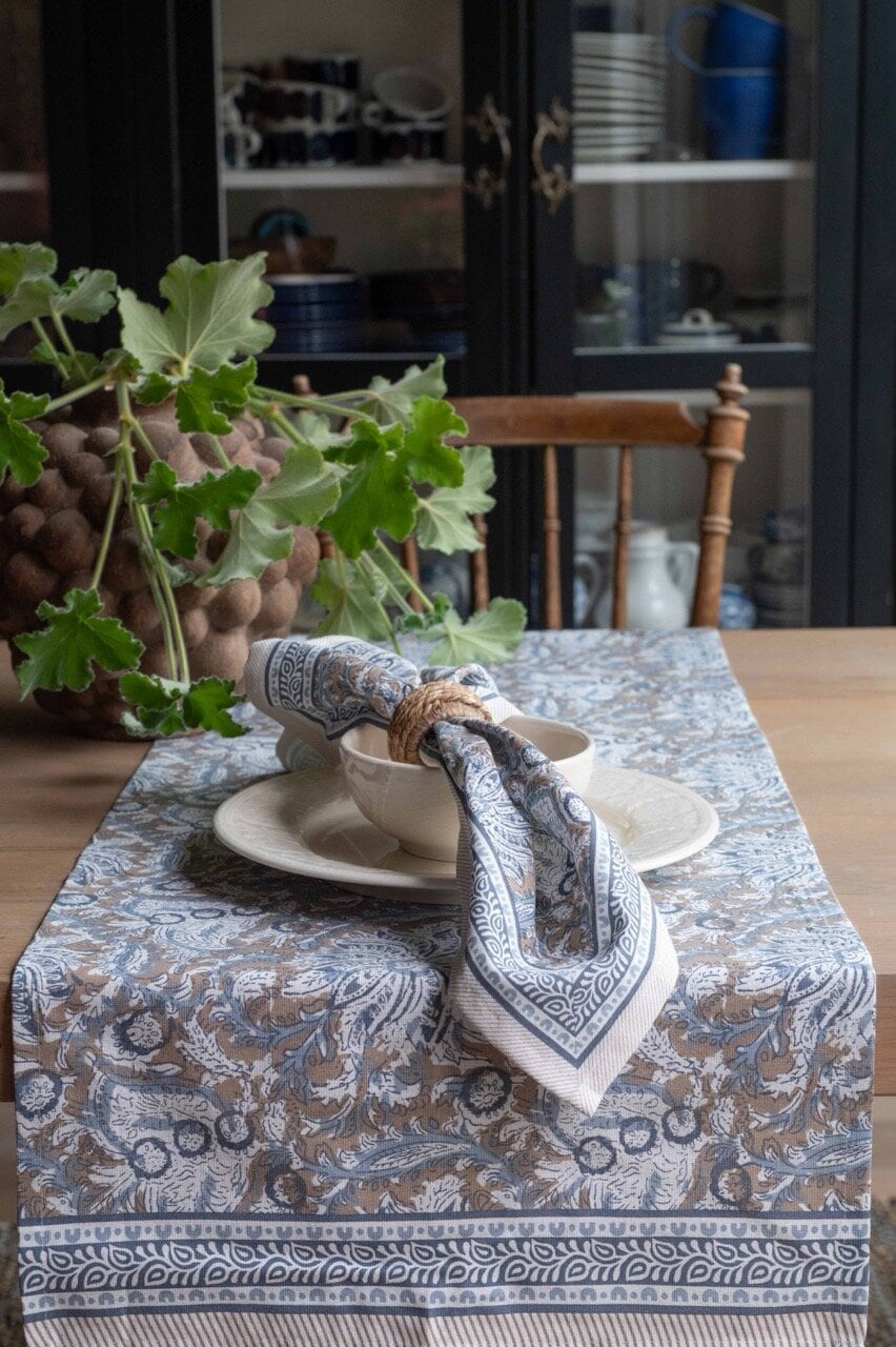 Table Runner Dante Blue