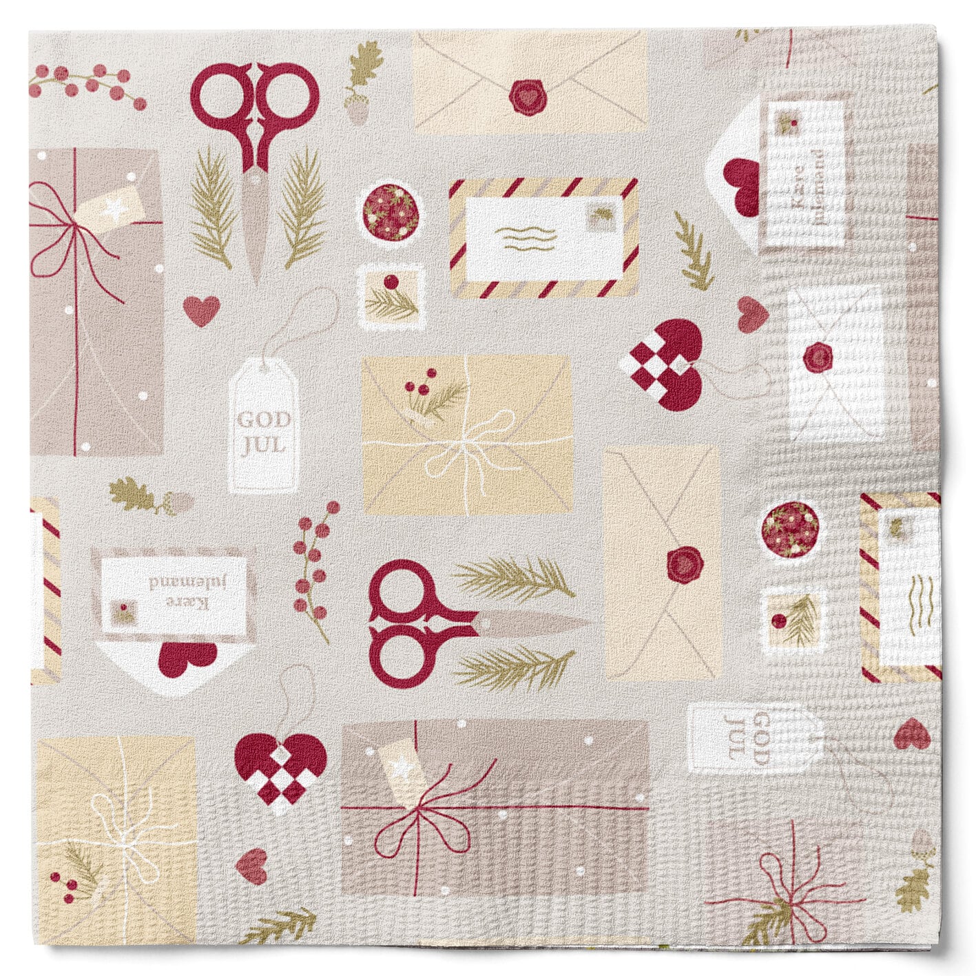 Napkin Christmas Crafting