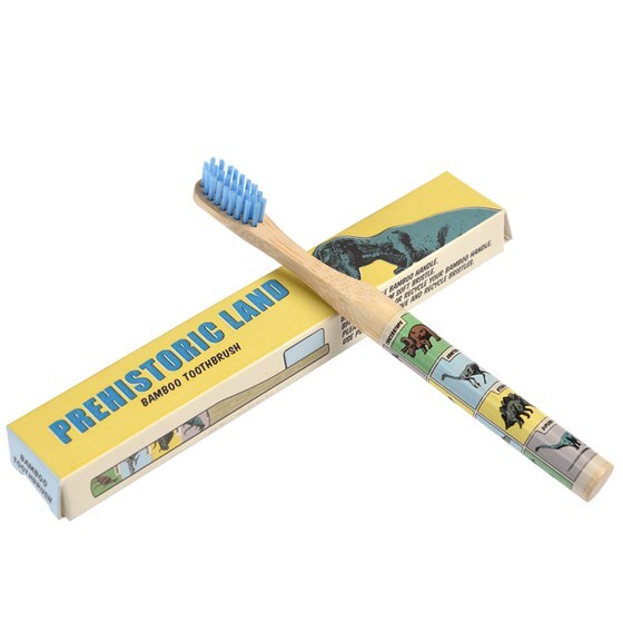 Prehistoric Land Bamboo Toothbrush