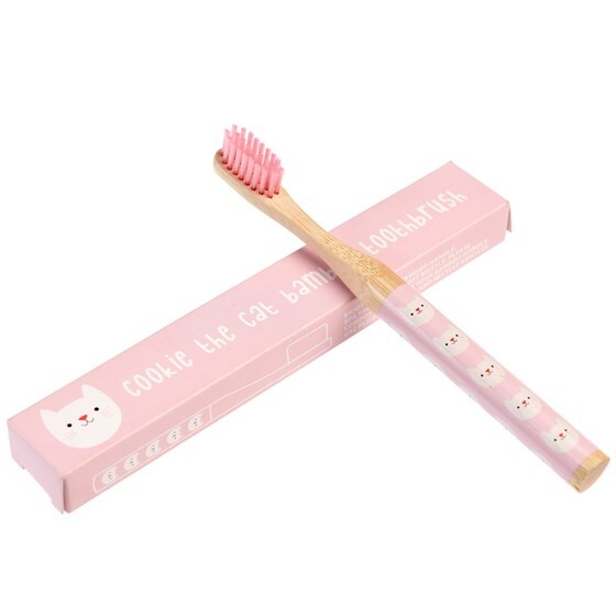 Cookie The Cat Bamboo Toothbrush