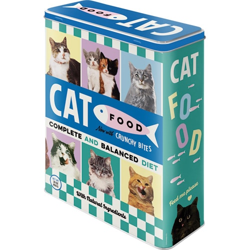 Tin Cat Food Collage High