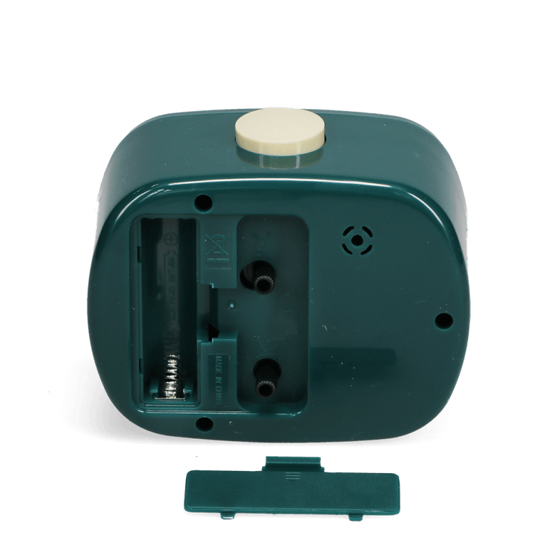 Petrol Blue Retro Alarm Clock