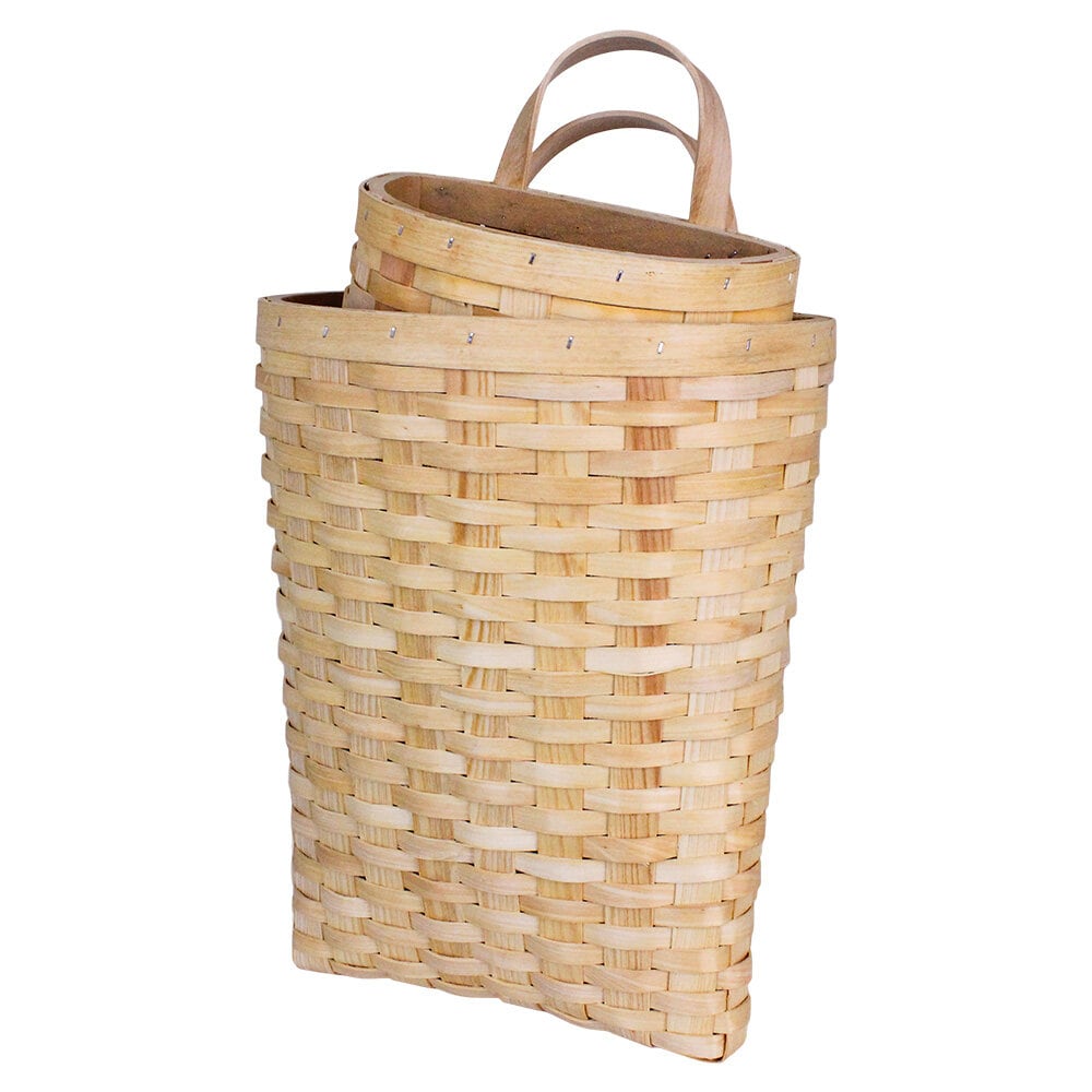 Wood Basket Siri Nature S/2