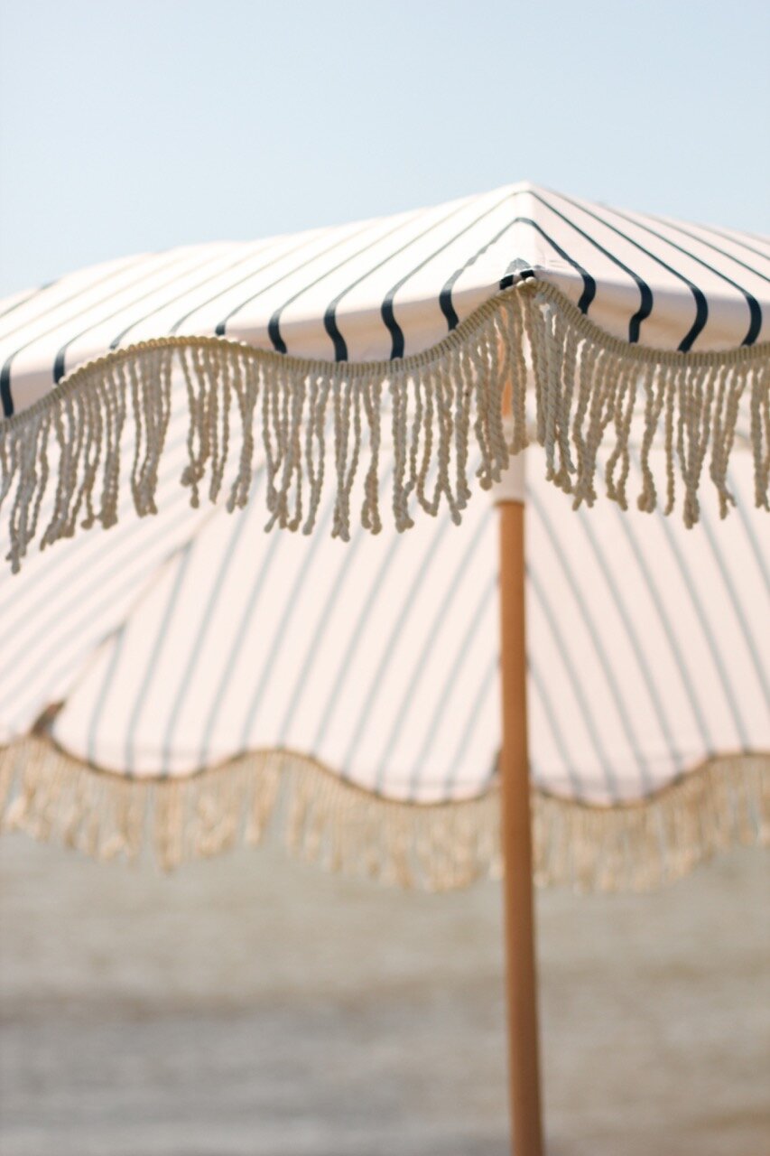 Parasol August Stripe Off White/Blue