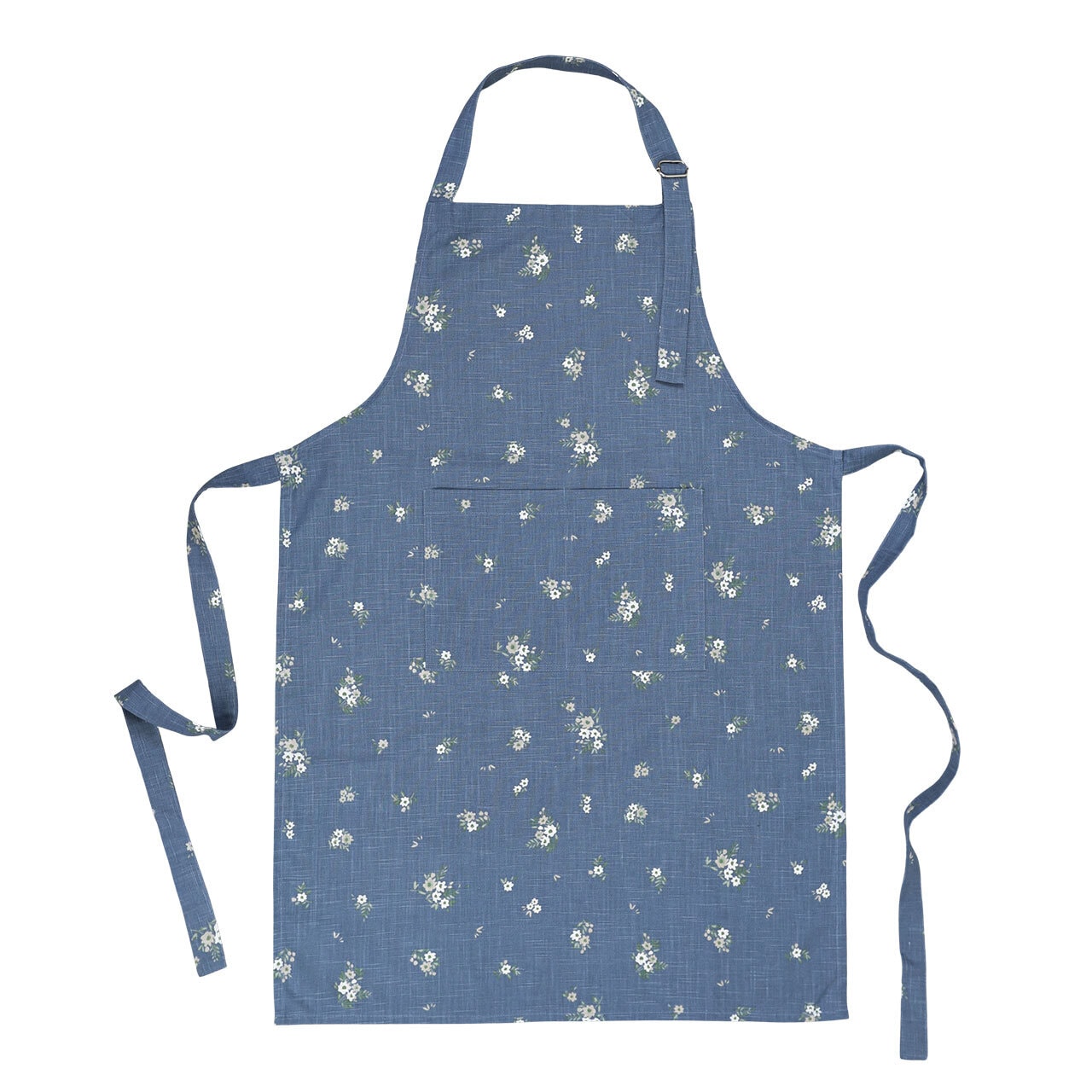 Apron Flora Blue