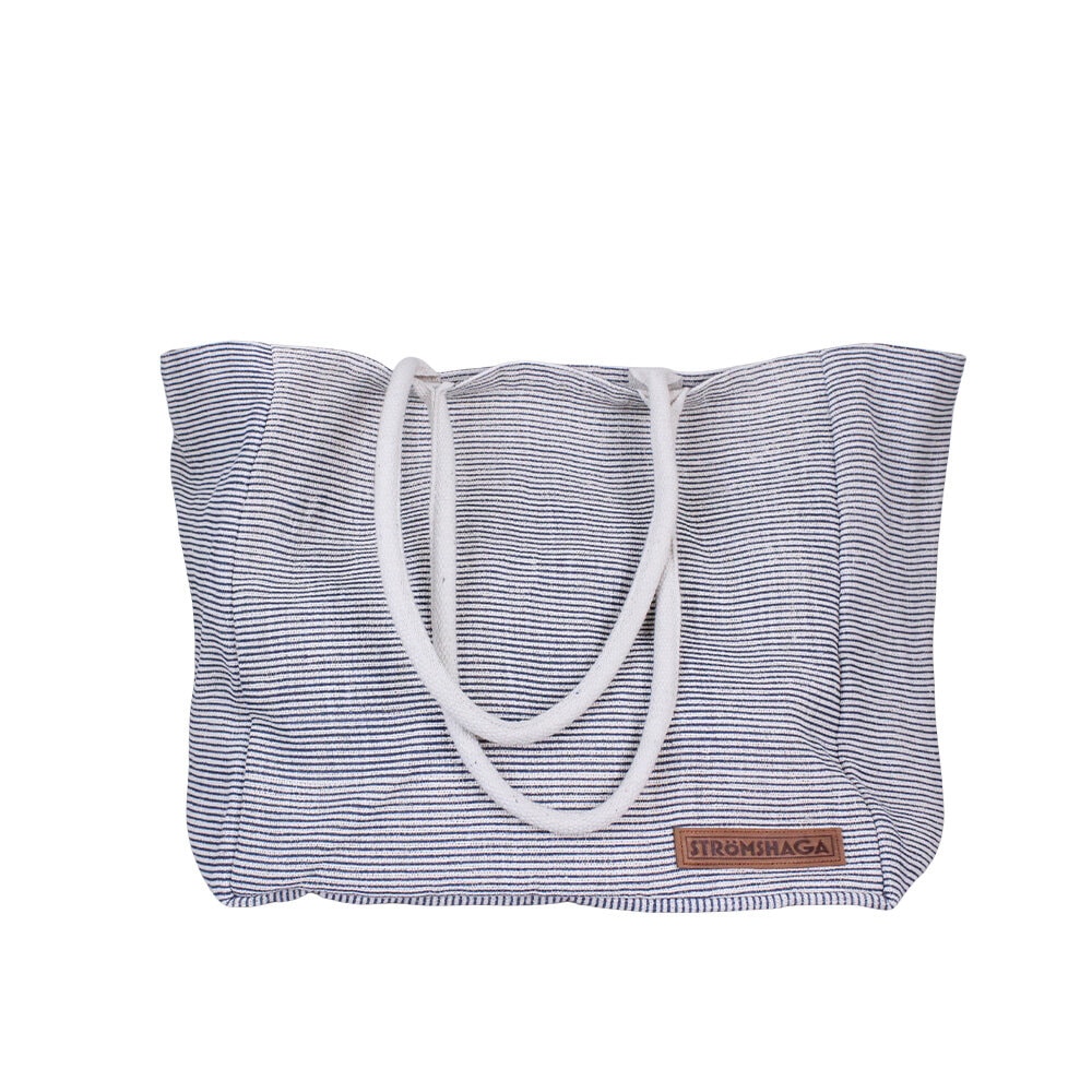 Beach Bag Ester Blue/White