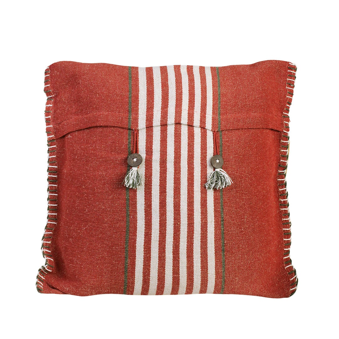 Cushion Cover Finnveden 50 x 50 Red/Off White