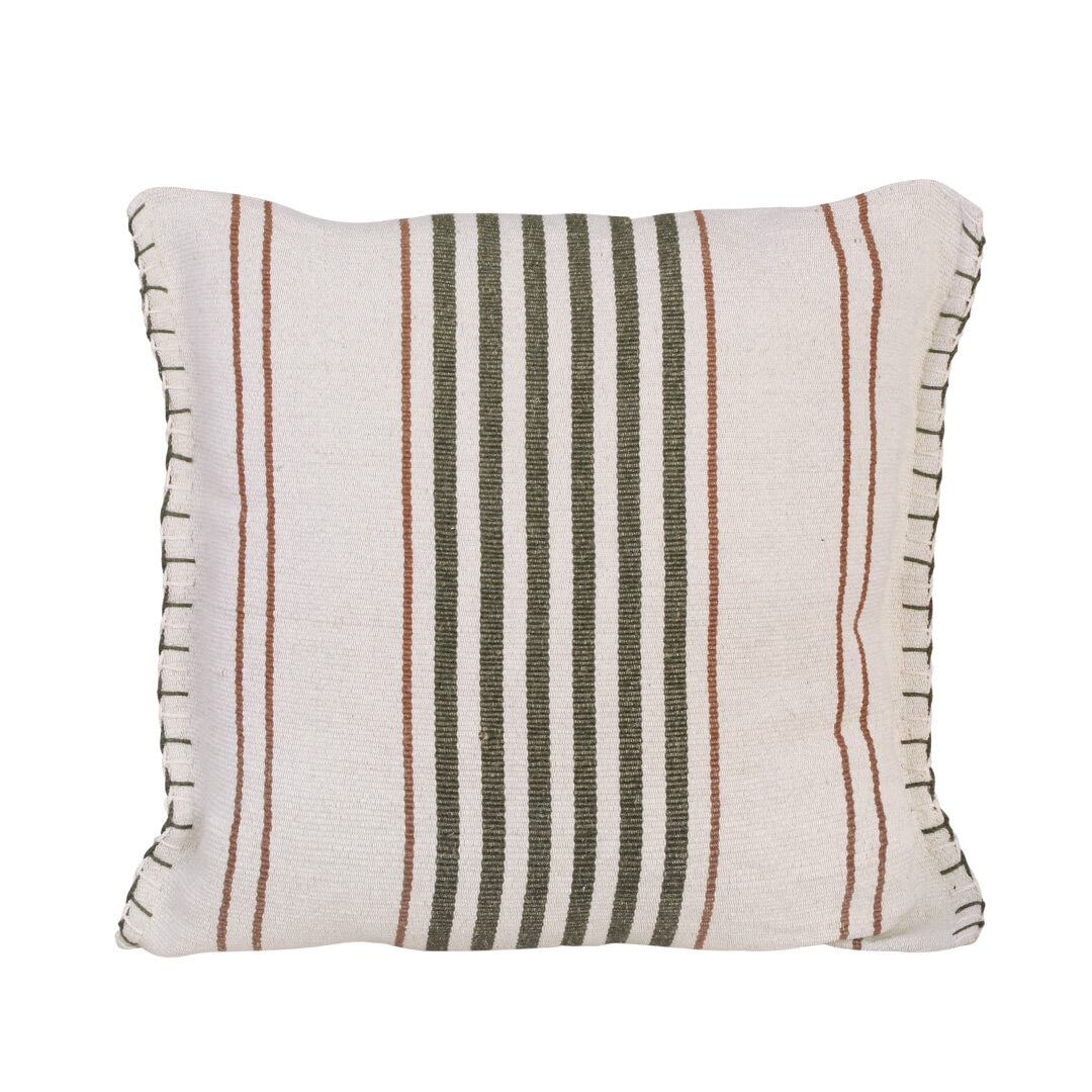 Cushion Cover Finnveden 50 x 50 Off White/Green