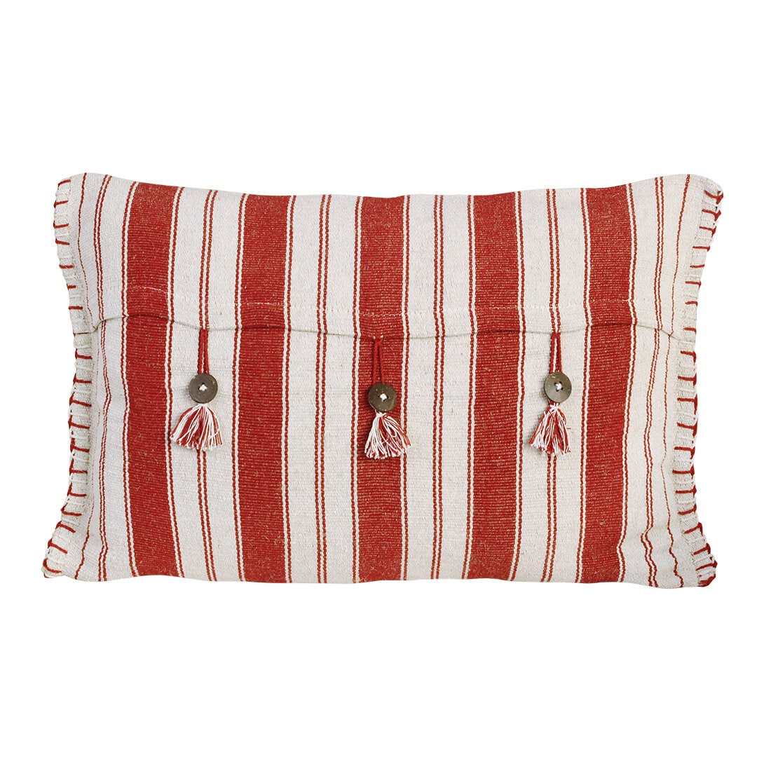 Cushion Cover Tiveden 40 x 60 Red/Off White