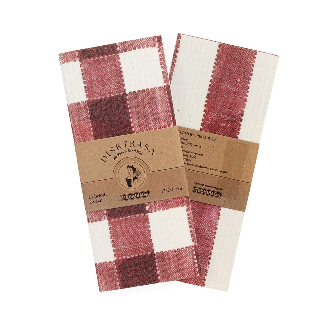 Dishcloth Ida Red S/2