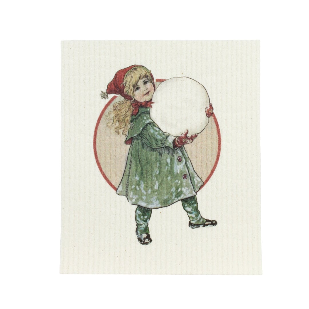 Dishcloth Snowball