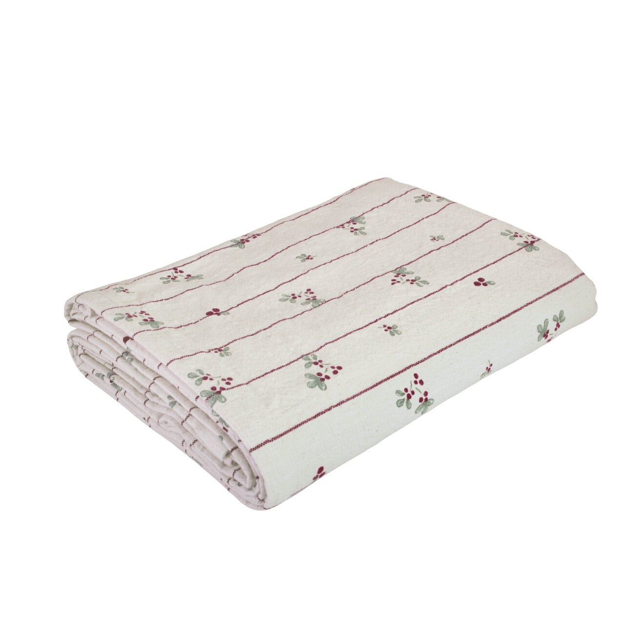 Table Cloth Gerd - White/Red
