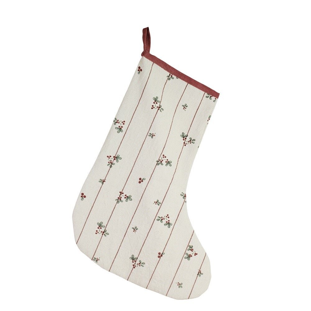 Christmas Stocking Gerd - White/Red