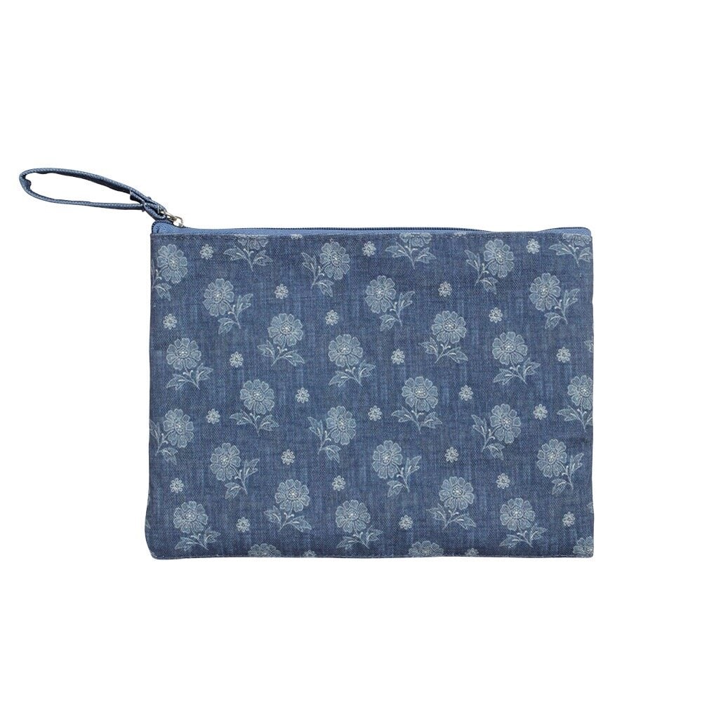 Wash Bag Simona Floral - Blue S