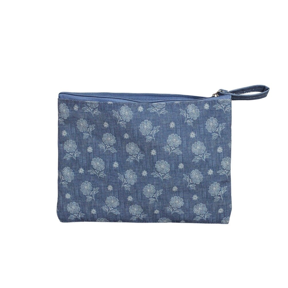 Wash Bag Simona Floral - Blue S